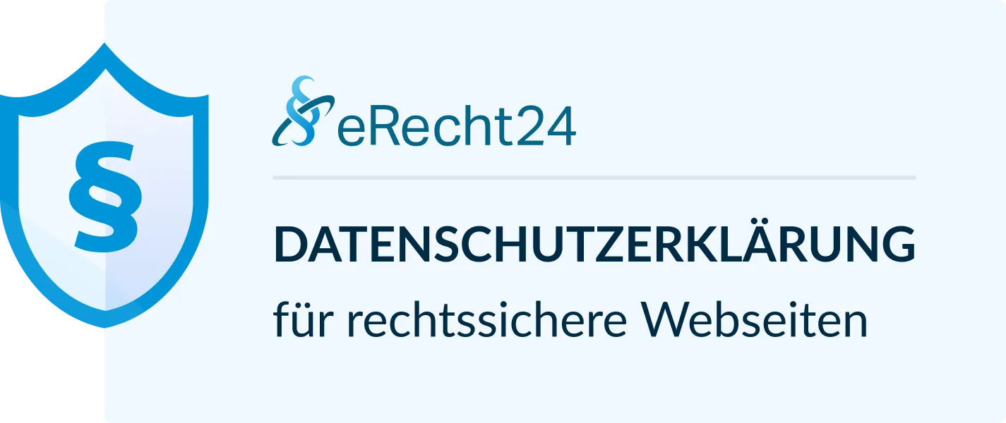 eRecht24-Siegel: Datenschutz für rechtssichere Webseiten
