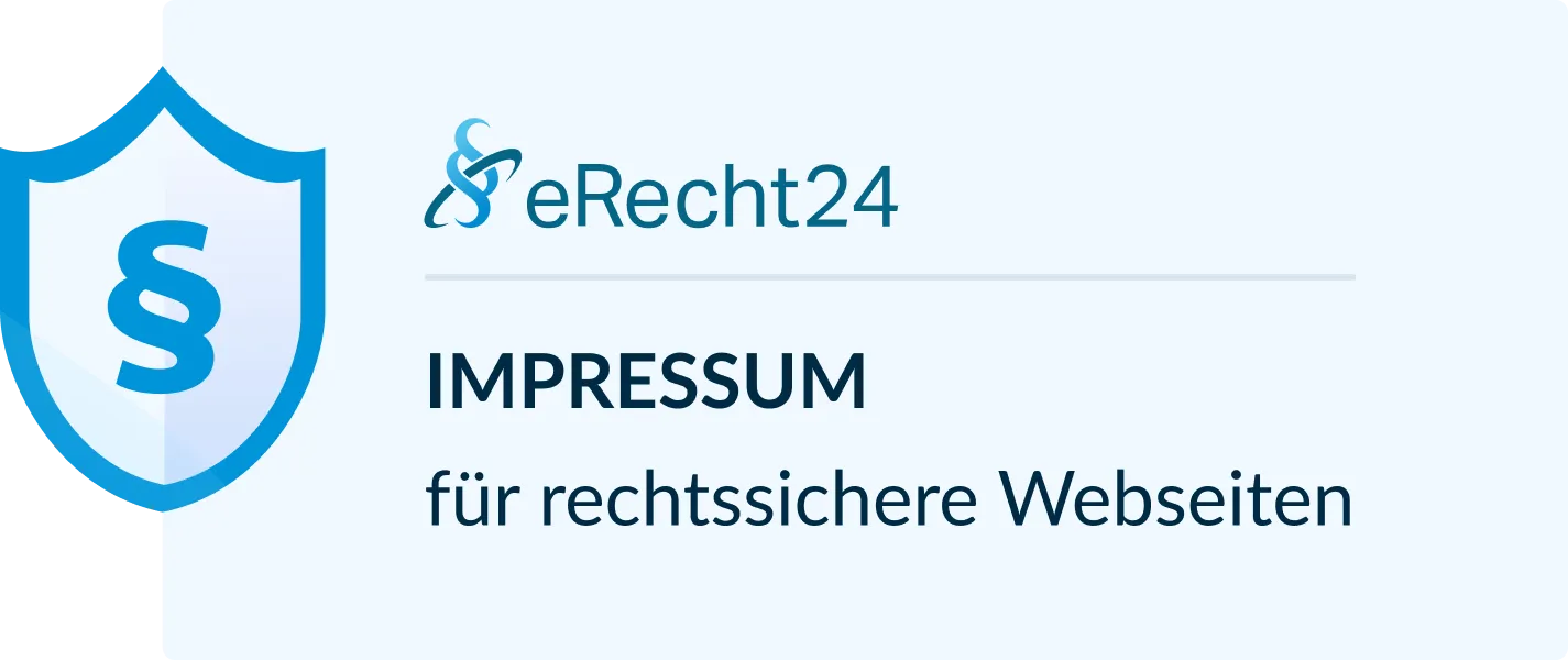 eRecht24-Siegel: Impressum für rechtssichere Webseiten