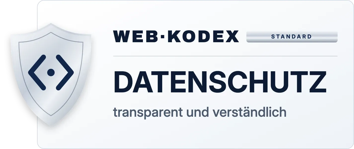 WEB·KODEX – Datenschutz: transparent und verständlich