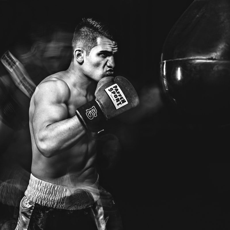 Sportfotograf Boxen Jama Saidi Europameister IBF WBO